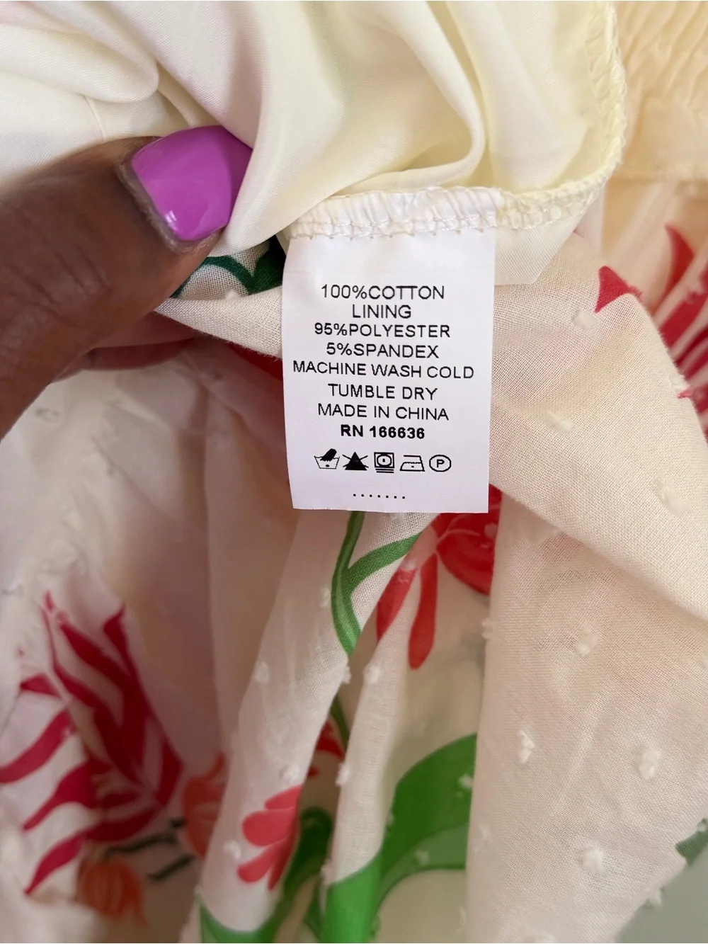 NWT Anthropologie Kindred Cream Midi Dress with Pink and Green Floral Print - Picture 11 of 12